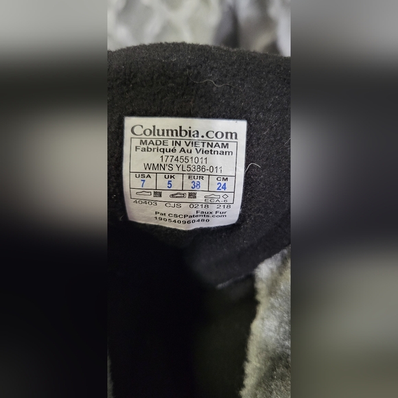 Columbia | Omni-Grip Powder Summit Quilted Puff Faux Fur Winter Boots | Size 7 - Picture 9 of 10